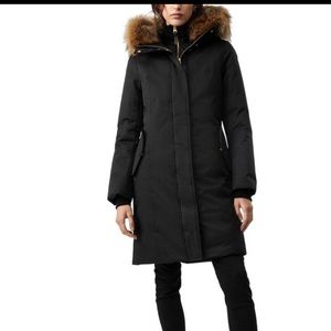 Mackage Harlowe Coyote Fur-Trim Hooded Down Coat